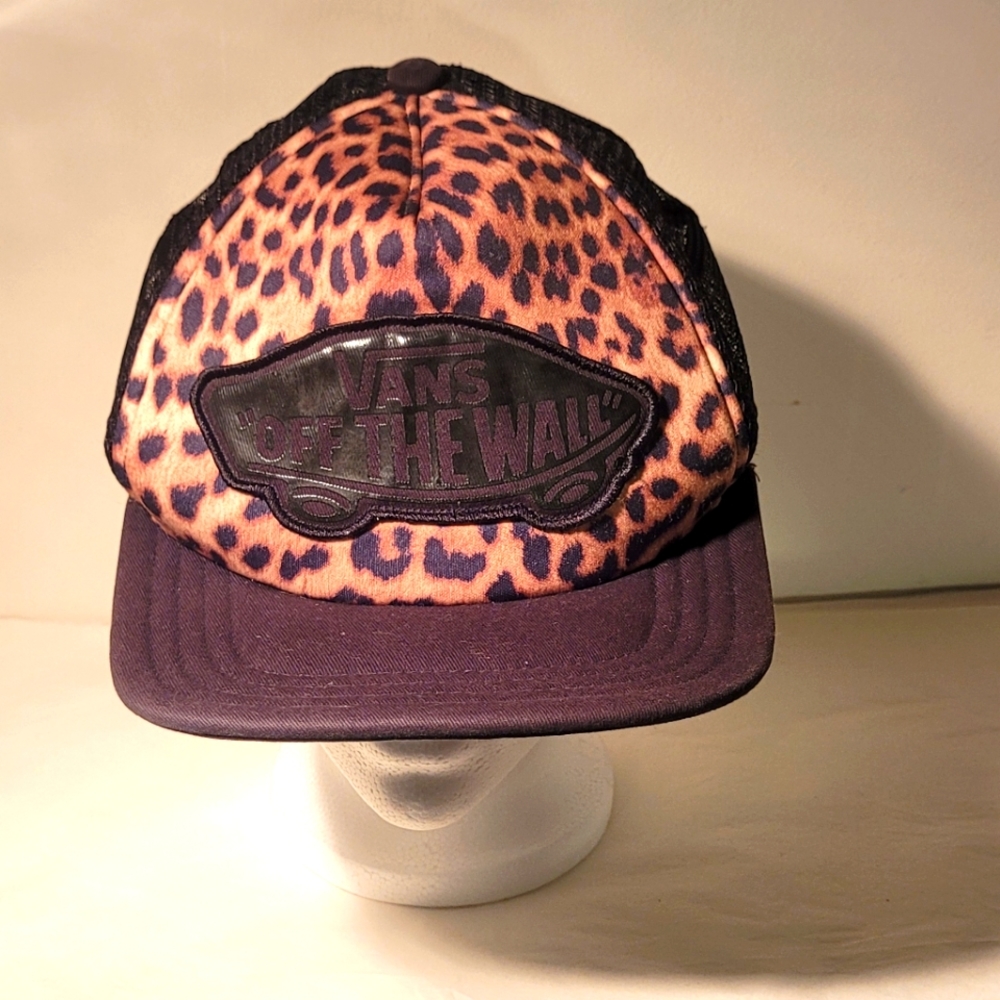 Vans leopard baseball cap